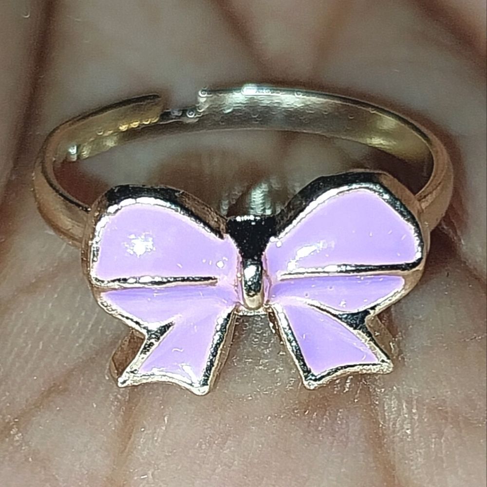 Super cute girls jeweled adjustable ring - Picture 3 of 4